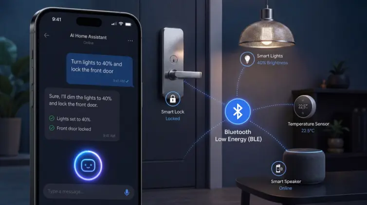 Building AI Chatbots That Control IoT Devices Using BLE