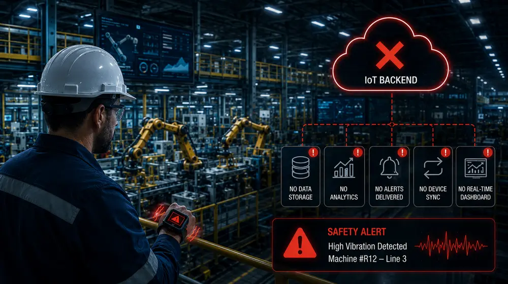 Why Industrial Wearable Apps Fail Without the Right IoT Backend