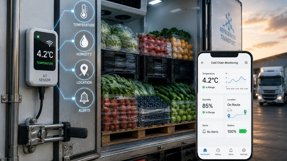 Cold Chain Failures: How IoT Sensors Keep Perishable Goods Safe in Transit